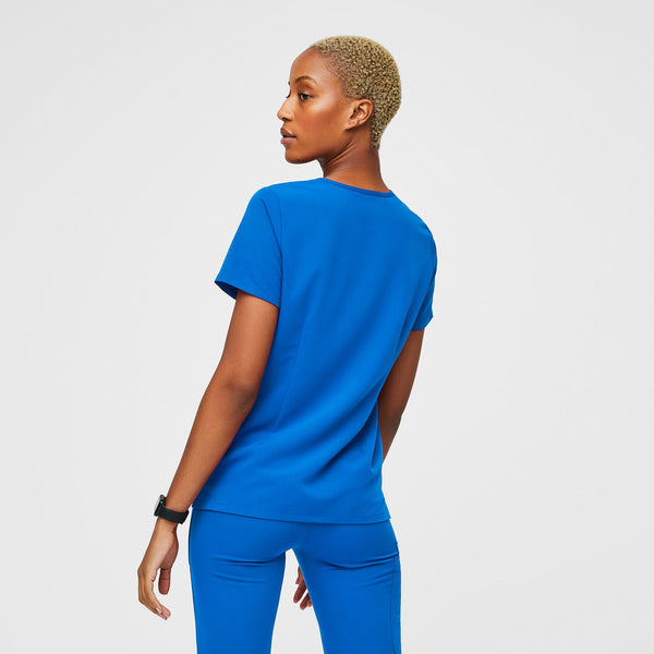 Women's Royal Blue Casma -  Scrub Top
