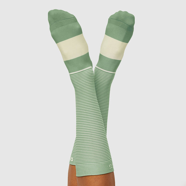 Women's Jade Double Stripe - Compression Socks