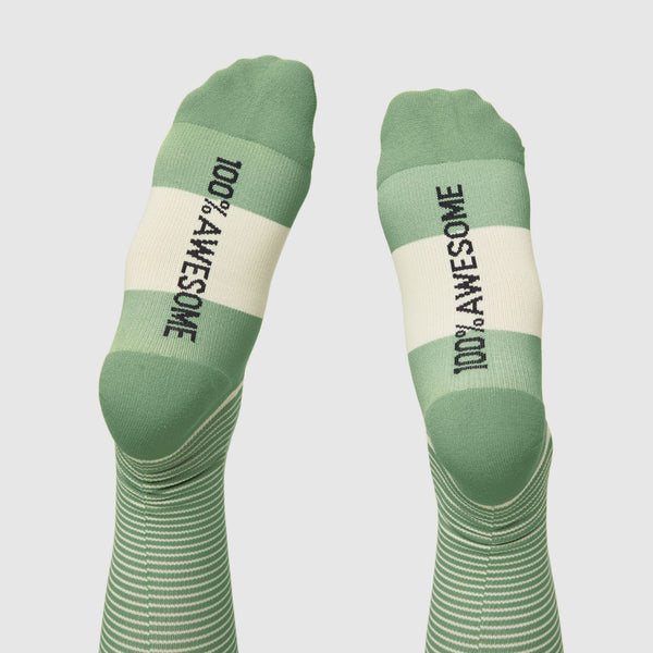 Women's Jade Double Stripe - Compression Socks