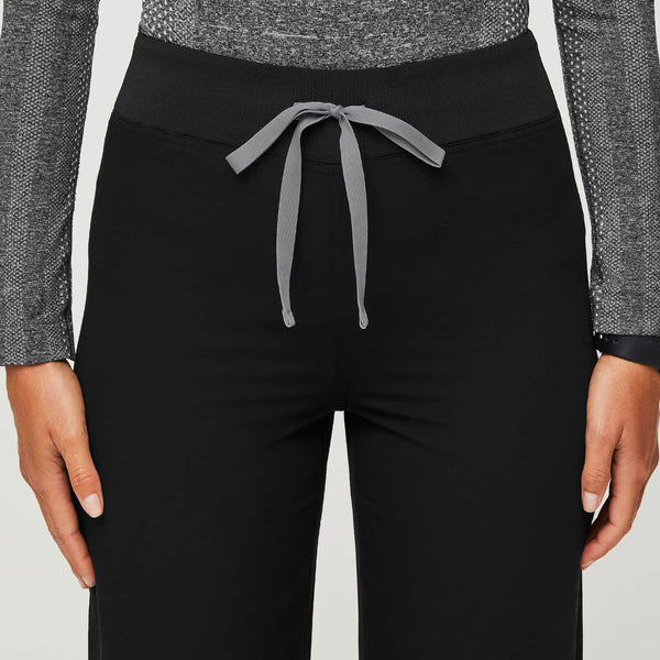 Women's Black Livingston High-Rise - Tall Straight-Leg Scrub Pant™