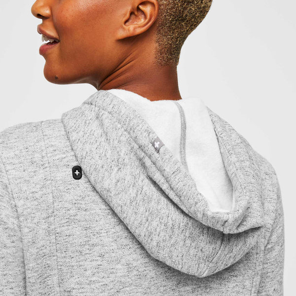 Women's Heather Grey Essential Hoodie