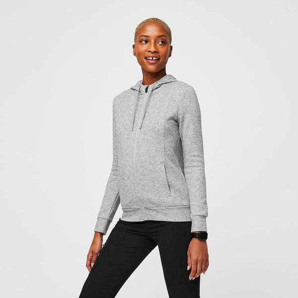 Women's Heather Grey Essential Hoodie