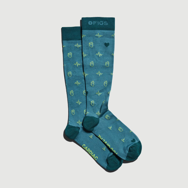 Women's Hydrogreen Mini Heart Repeat - Compression Socks