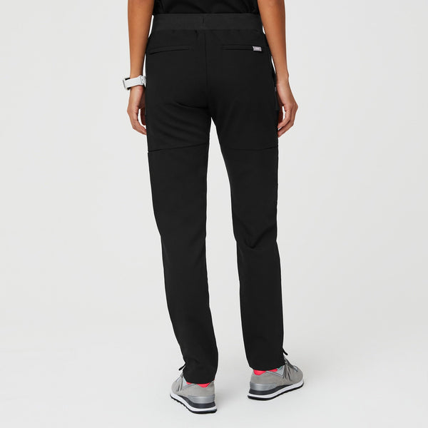 Women's Black Mundri - Slim Scrub Pant