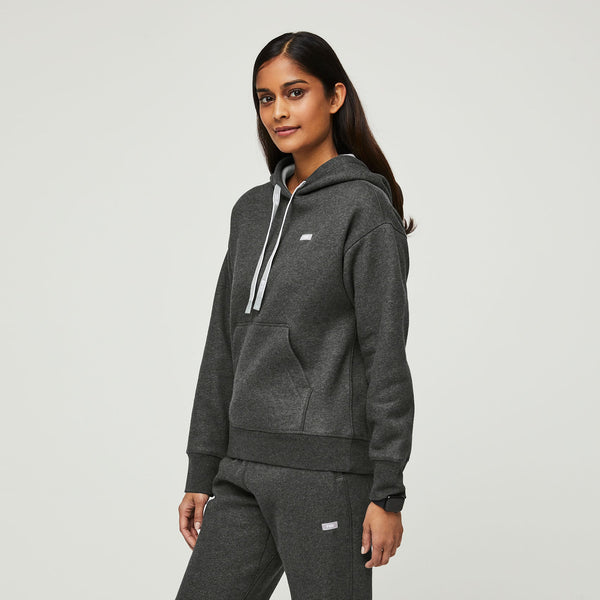 Women's Heather Charcoal Off-Shift™ - Hoodie Sweatshirt