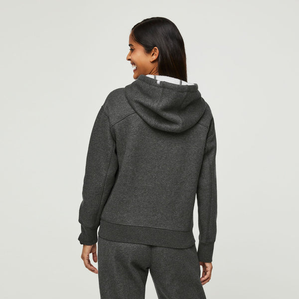 Women's Heather Charcoal Off-Shift™ - Hoodie Sweatshirt