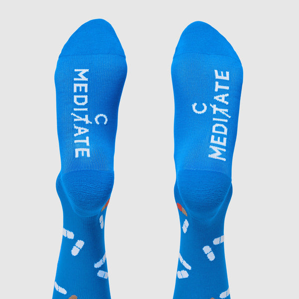 Women's Blue Pills - Compression Socks