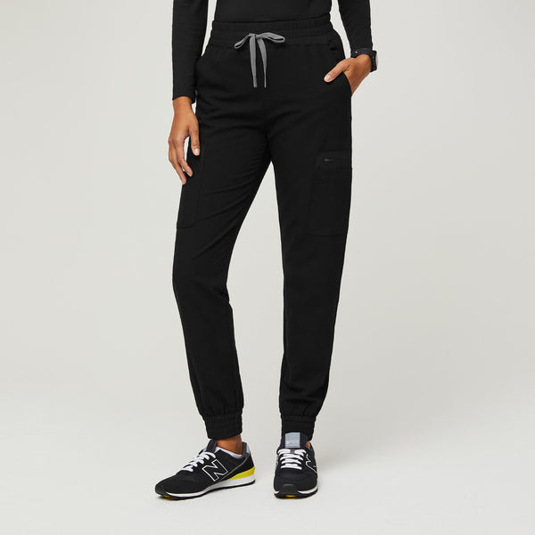 Women's Black Atlanta High-Rise - Skinny Jogger Scrub Pant