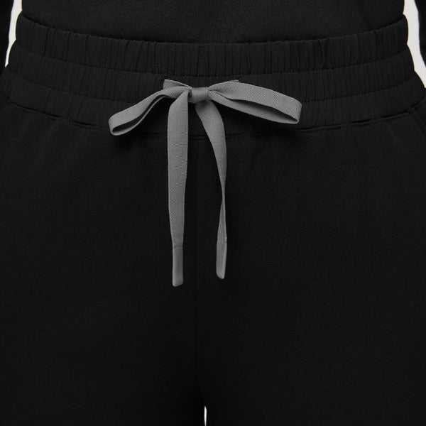 Women's Black Atlanta High-Rise - Petite Skinny Jogger Scrub Pant