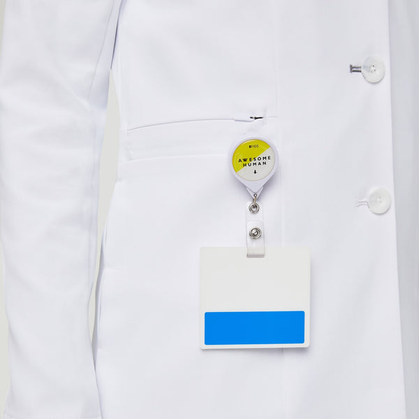 Women's White Bellevue - Long Slim Lab Coat