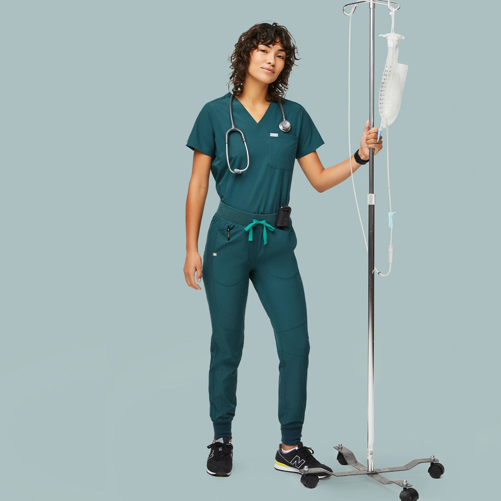 Women's Caribbean Blue Callao FREEx™ - Tall Jogger Scrub Pant