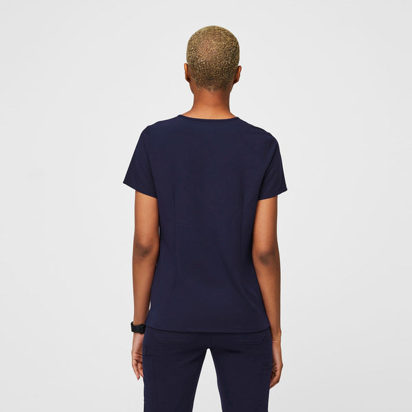 Women's Navy Casma -  Scrub Top