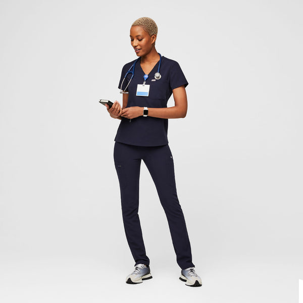 Women's Navy Catarina Scrub Top™