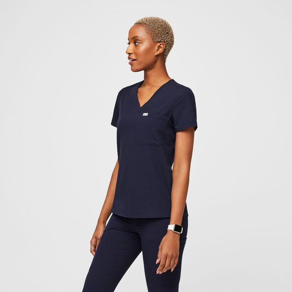 Women's Navy Catarina Scrub Top™