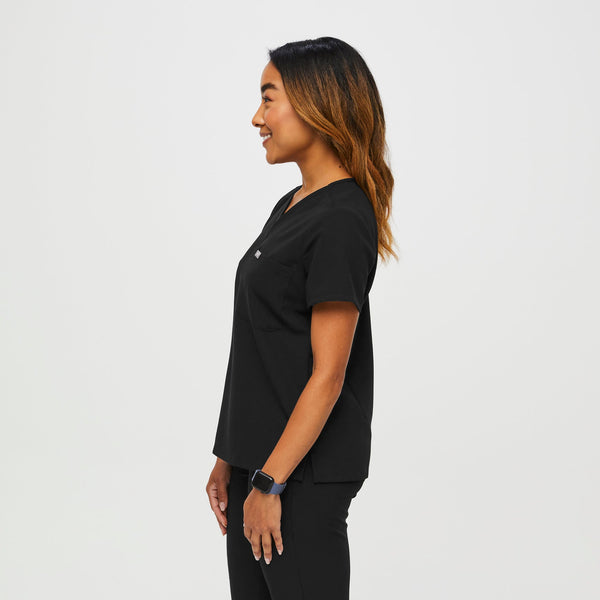 Women's Black Petite Catarina Scrub Top™