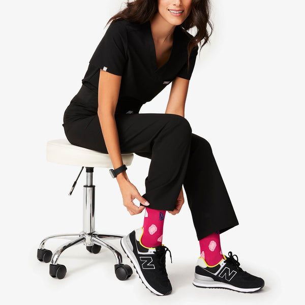 Women's Shocking Pink Dress Up - Compression Socks