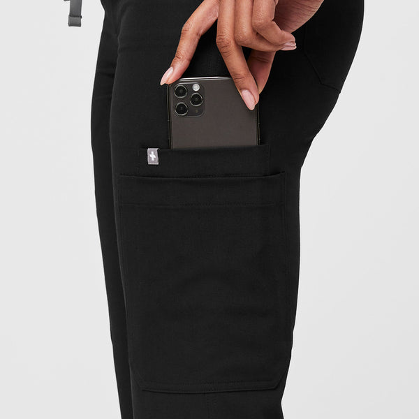 Women's Black Yola High-Rise Slim 2.0 -  Scrub Pant