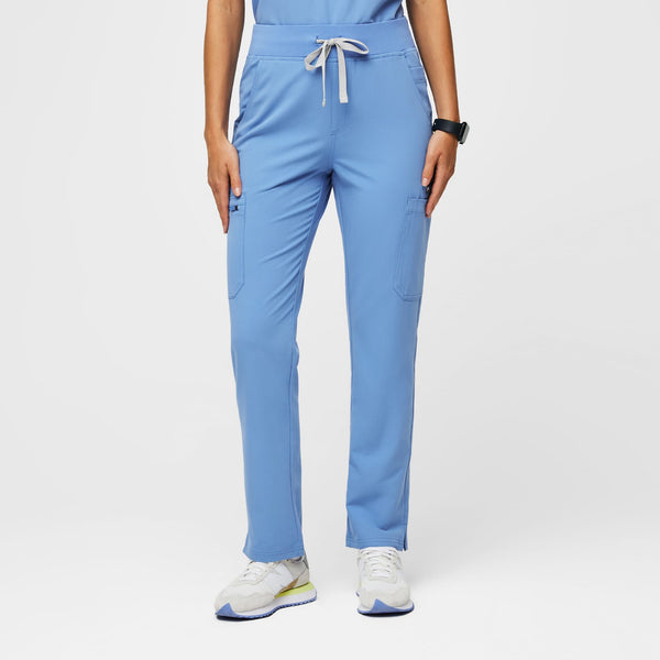 Women's Ceil Blue Yola High-Rise Slim 2.0 - Tall  Scrub Pant
