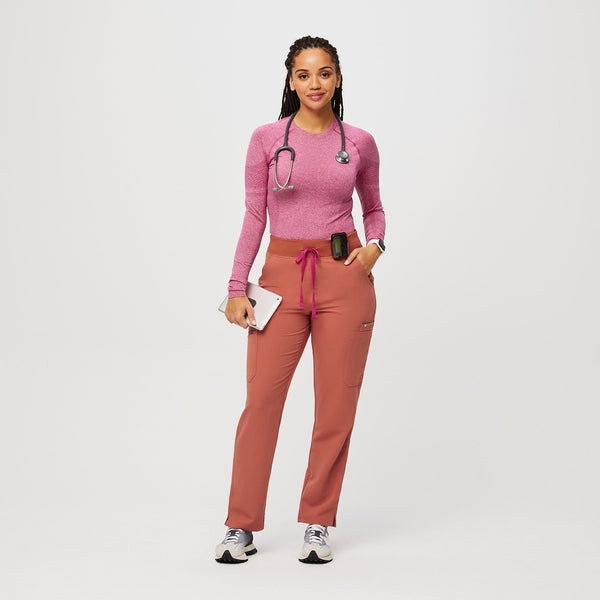 Women's Terracotta Yola High-Rise Slim 2.0 - Tall  Scrub Pant