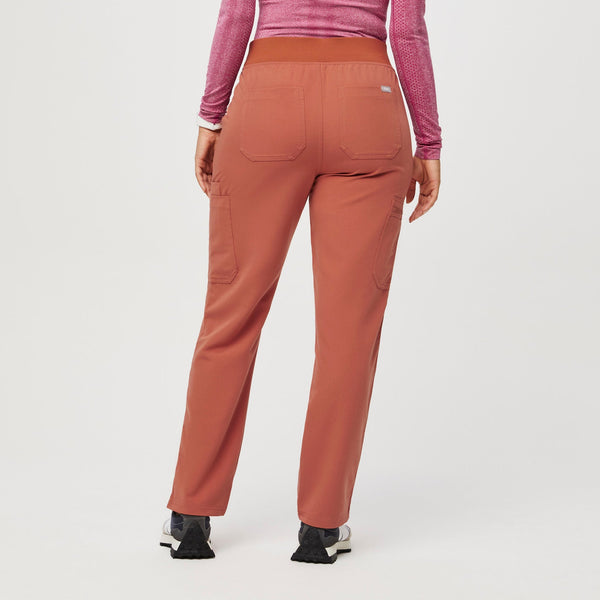 Women's Terracotta Yola High-Rise Slim 2.0 - Tall  Scrub Pant