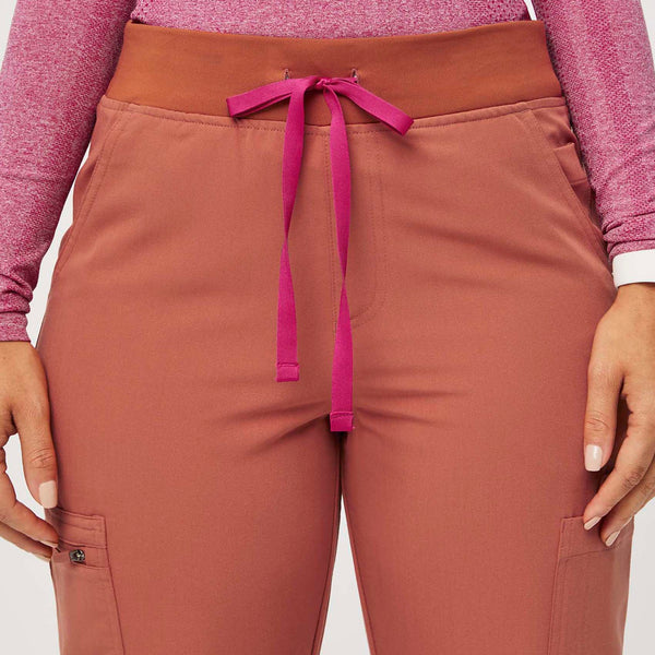 Women's Terracotta Yola High-Rise Slim 2.0 -  Scrub Pant