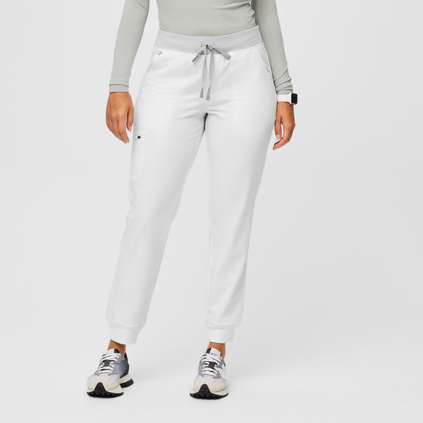Women's Optic White FIONxtra™ Zamora™ - Jogger Scrub Pant 2.0