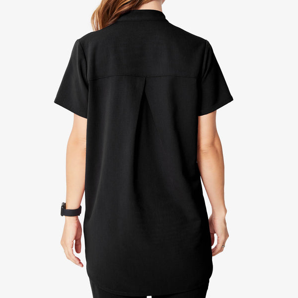 Women's Black Kitale Maternity - Scrub Top