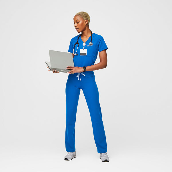 Women's Royal Blue Livingston - Tall Straight-Leg Scrub Pant™ (3XL - 6XL)