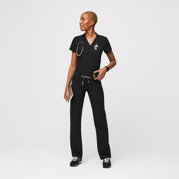 Women's Black Livingston - Petite Straight-Leg Scrub Pant™