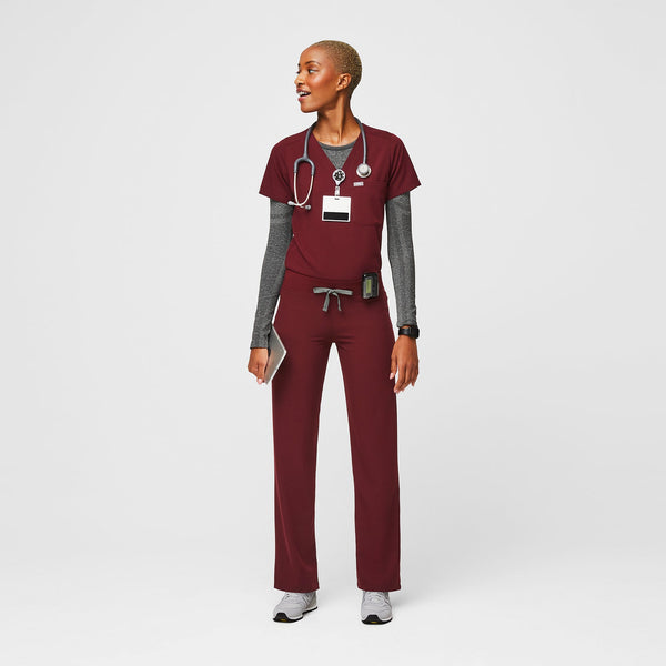 Women's Burgundy Livingston - Straight-Leg Scrub Pant™