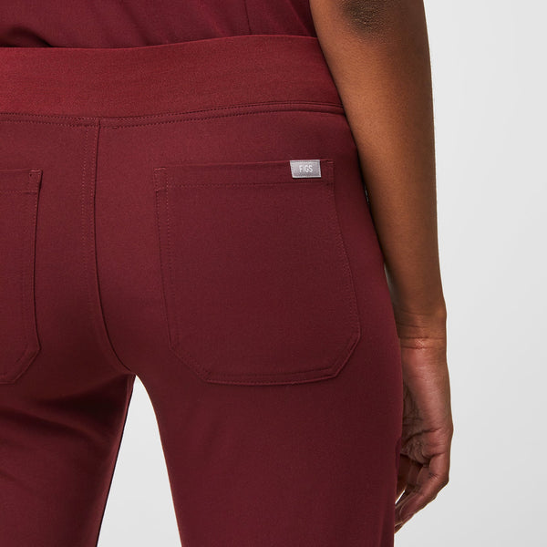Women's Burgundy Livingston - Petite Straight-Leg Scrub Pant™