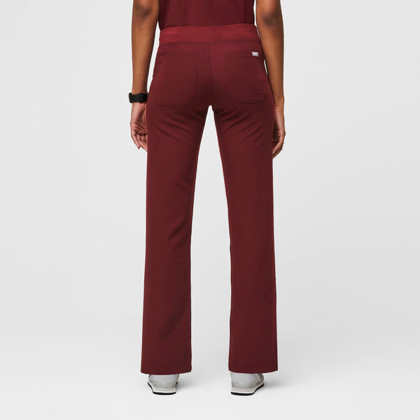Women's Burgundy Livingston - Petite Straight-Leg Scrub Pant™