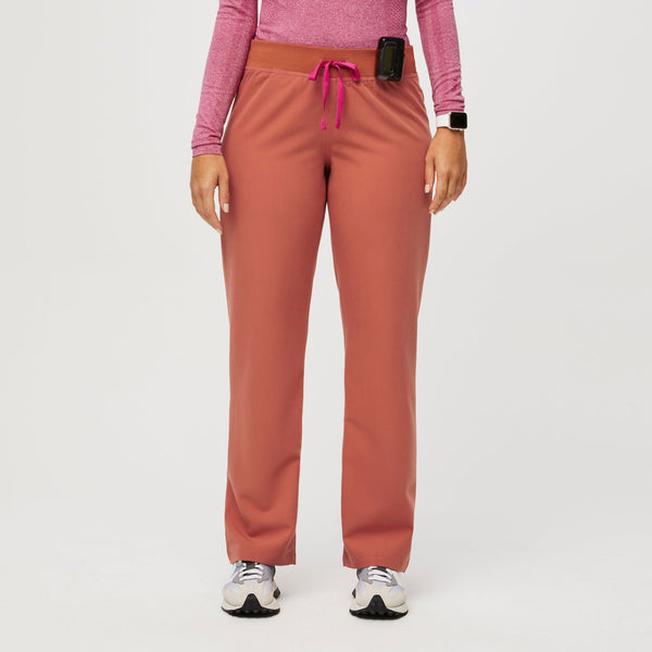 Women's Terracotta Livingston - Petite Straight-Leg Scrub Pant™