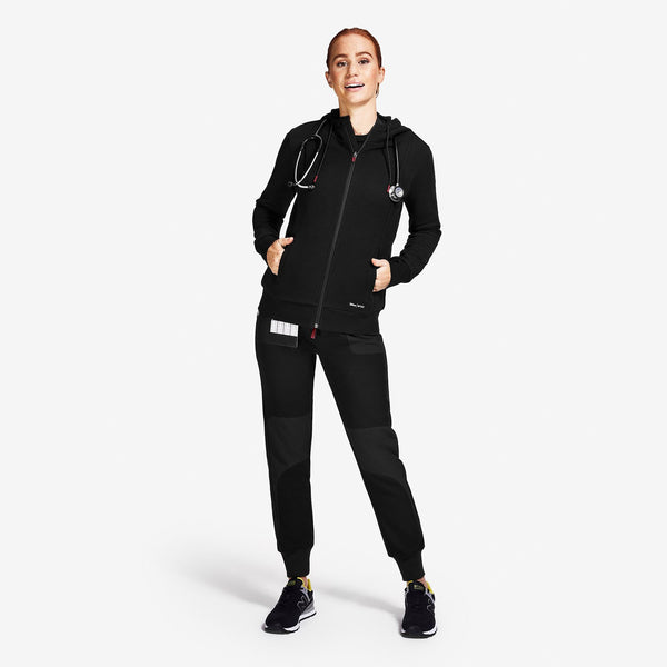 Women's Black Mickey Mouse Oh Boy Hoodie