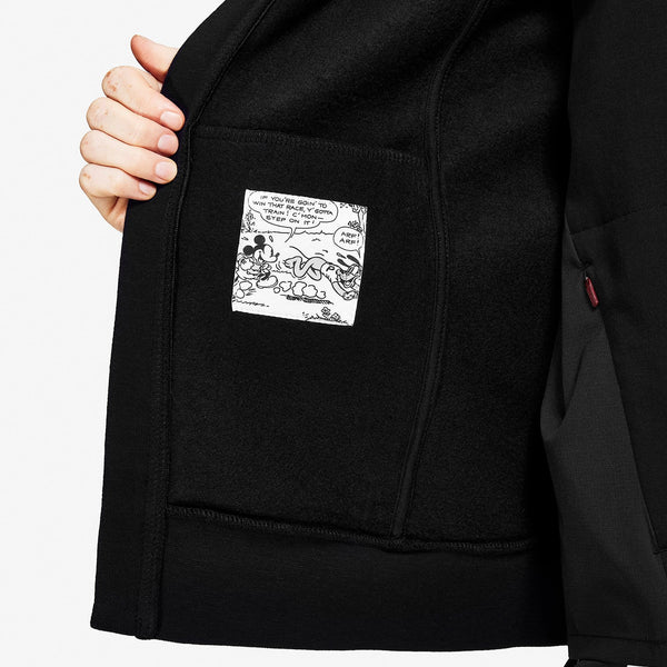 Women's Black Mickey Mouse Oh Boy Hoodie