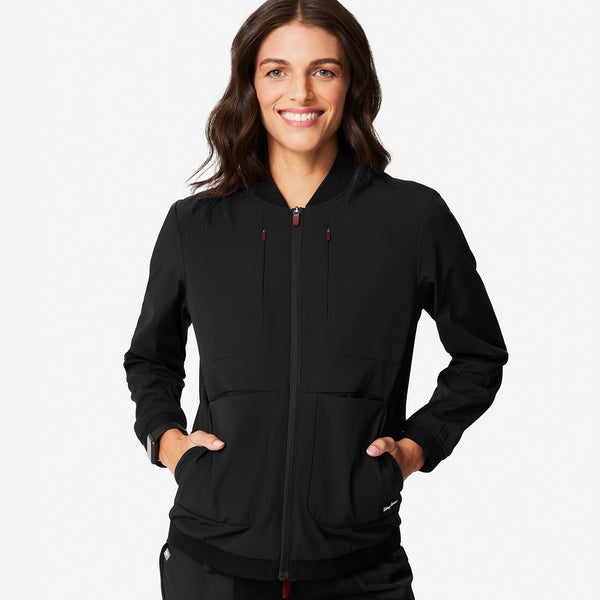 Women's Black Mickey Mouse Softshell Jacket