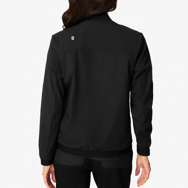Women's Black Mickey Mouse Softshell Jacket