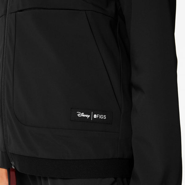 Women's Black Mickey Mouse Softshell Jacket