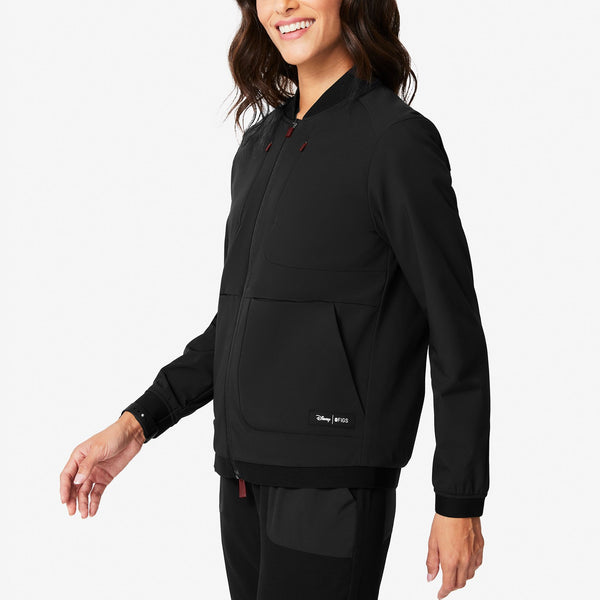 Women's Black Mickey Mouse Softshell Jacket