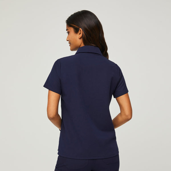 Women's Navy Nala - Short-Sleeve ScrubPolo™