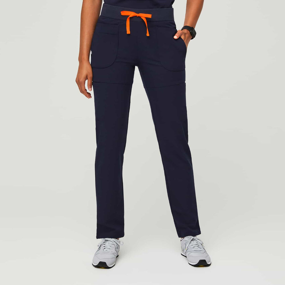 Women's Navy Nepal - Petite Skinny Scrub Pant