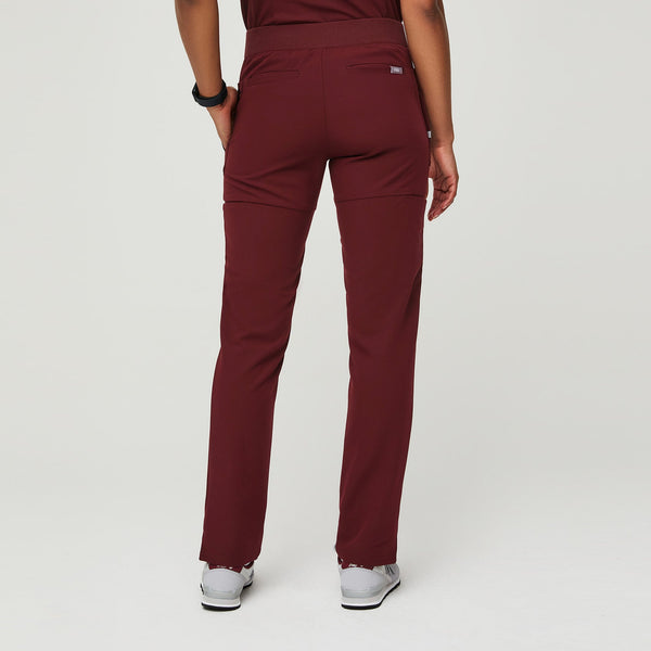 Women's Burgundy Nepal - Skinny Scrub Pant