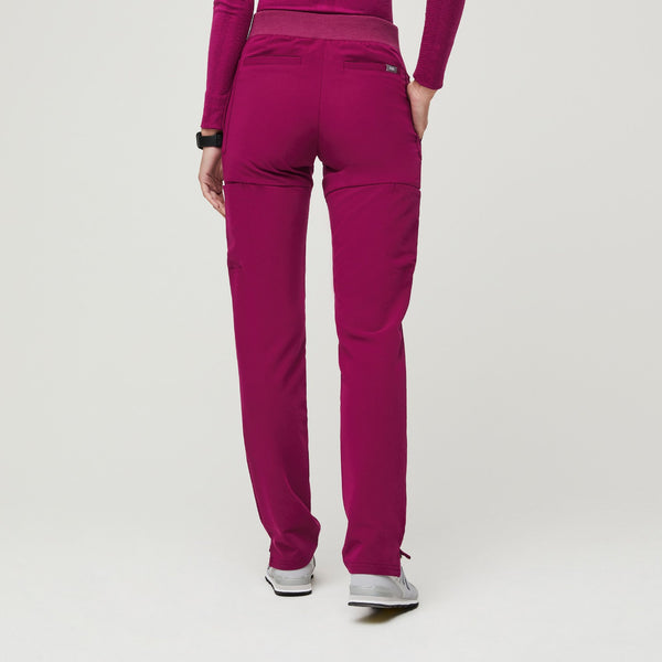 Women's Dark Magenta Nepal - Skinny Scrub Pant