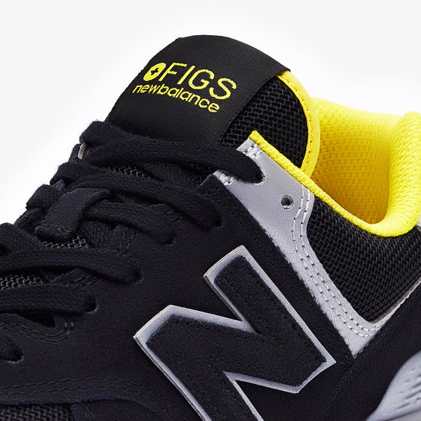 Black FIGS | New Balance Women's 574