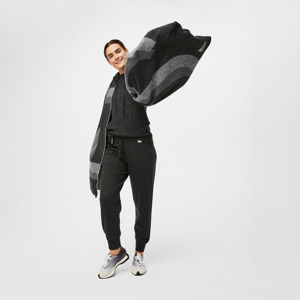 women's Heather Black Off-Shift™ Merino - Slim Jogger Sweatpant