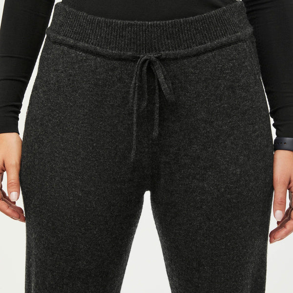 women's Heather Black Off-Shift™ Merino - Slim Jogger Sweatpant