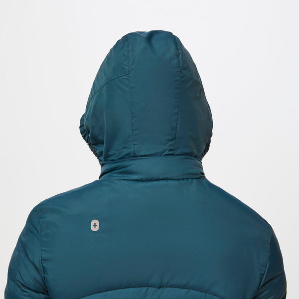 women's Caribbean Blue Packable - Puffer Jacket