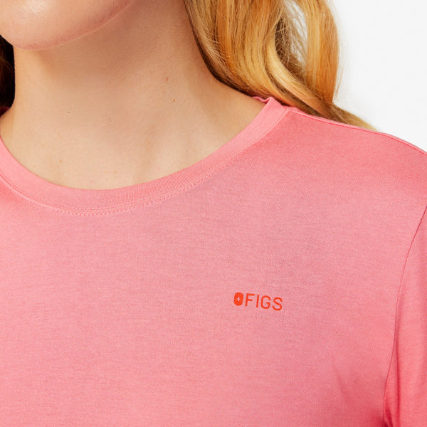 Women's Pink Peace Out Cancer - Long-Sleeve Underscrub