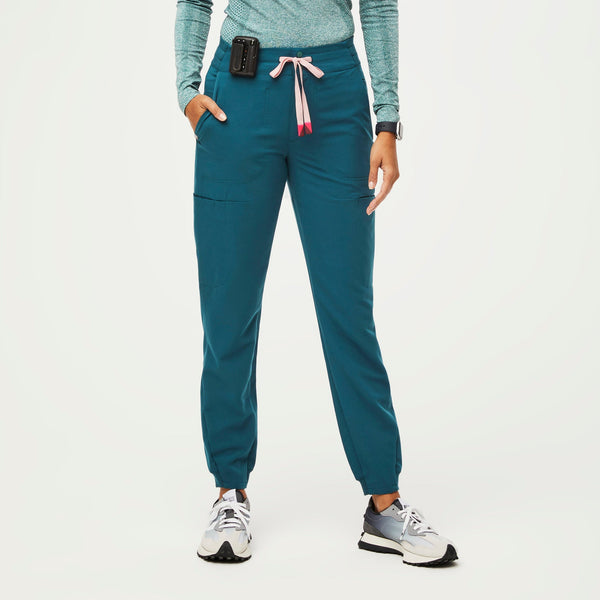 Women's Caribbean Blue Sumaiya High-Rise  - Tall Skinny Scrub Pant