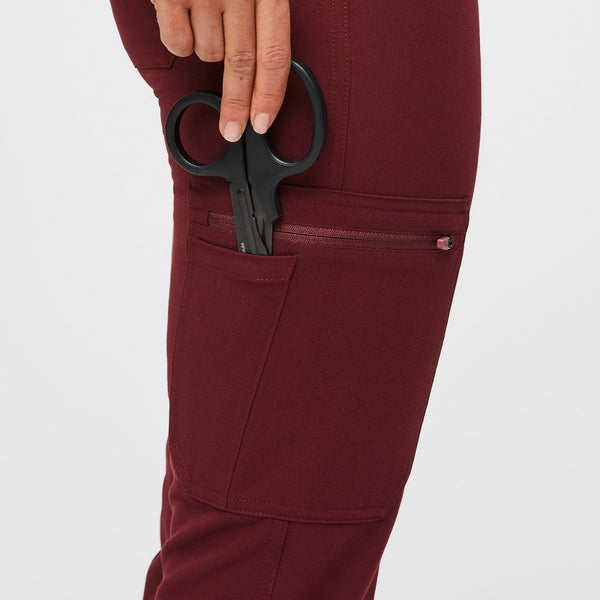 Women's Burgundy Yola Slim - Tall  Scrub Pant™
